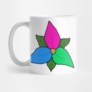 Polysexual pride flower Mug